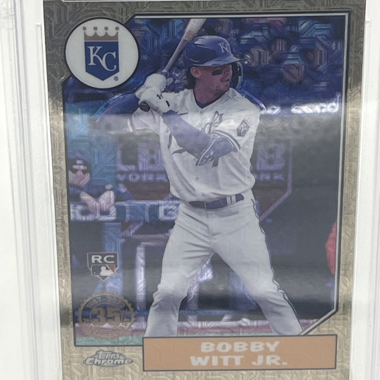 2022 Topps Silver Pack Bobby Witt Jr Update T87C34 MINT PSA 9 ROOKIE RC 2022 Topps Silver Pack Bobby Witt Jr, Bobby Witt Jr Rookie Card PSA 9, Topps Update T87C34 RC, PSA graded baseball cards, Kansas City Royals rookie card, Bobby Witt Jr RC silver pack, PSA 9 Bobby Witt Jr Topps, Topps 2022 Bobby Witt Jr rookie, rare Bobby Witt Jr trading card, Topps Silver Pack RC card