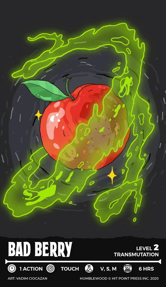 Humblewood Animated Spells Volume 2, Animated Spell Cards Humblewood Vol 2, Briar Bastion card, Metabolize card, Hit Point Press, D&D 5e reference cards, Humblewood magic deck, fantasy RPG cards, 8‑frame looping animations