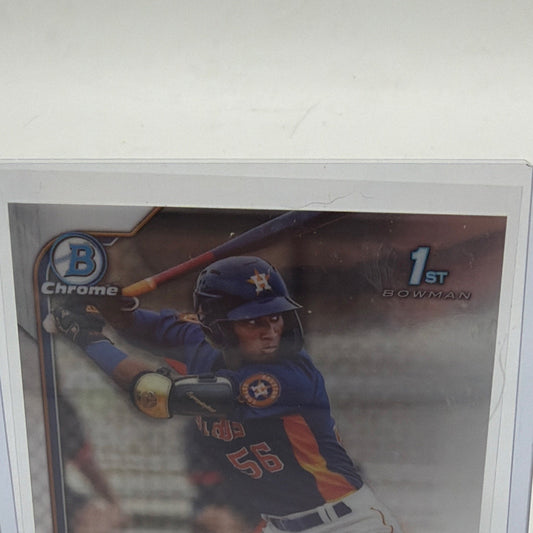 Front view of Cristian Gonzalez 2022 Bowman Chrome 1st Bowman autograph #CPA-CG