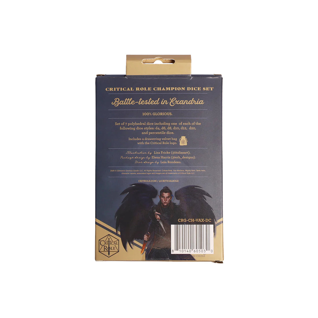 Critical Role Champion Dice Set: Vax'ildan