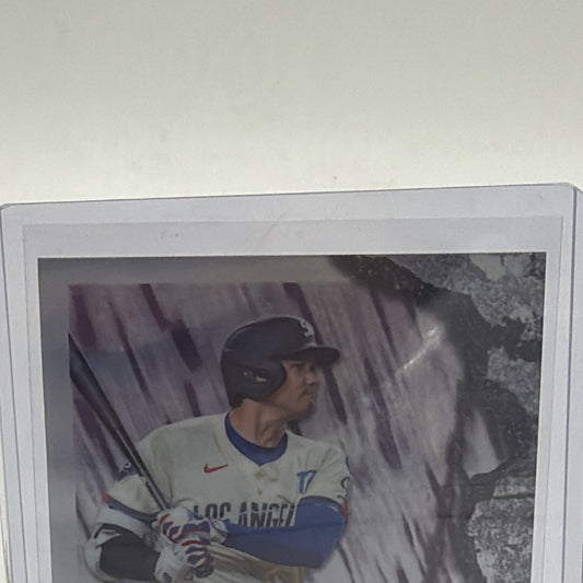 Close-up of Shohei Ohtani 2026 Topps Chrome Wrecking Crew #WC-2