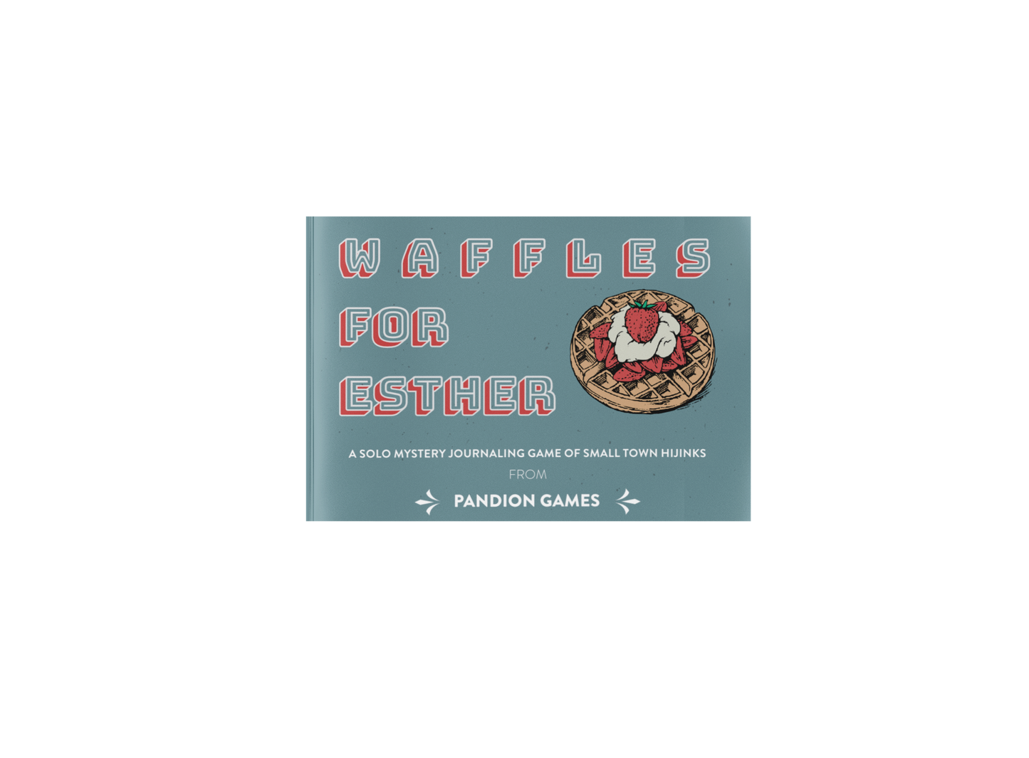 solo journaling game, mystery RPG, cozy mystery game, A5 zine game, indie RPG zine, Rogue & Rye games, Saturday morning game, waffle-themed game, storytelling journal game, solo RPG booklet, mystery narrative game, journaling prompt game, dice journaling game, cozy solo RPG, whimsical detective game, narrative mystery game, unique roleplaying game, pocket-sized RPG, solo roleplay zine, mystery breakfast adventure