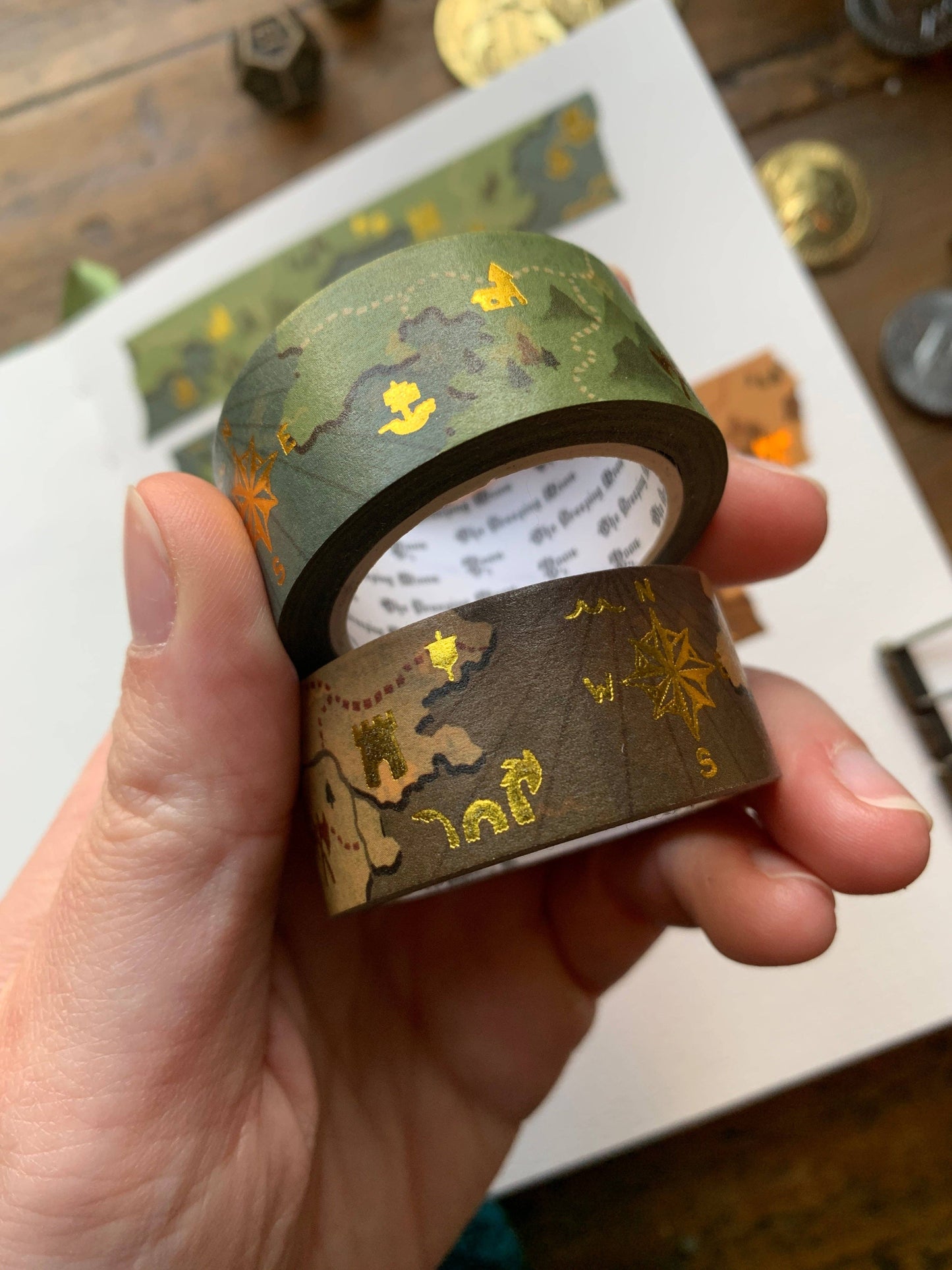 Fantasy Map Washi Tape – 20mm x 10m