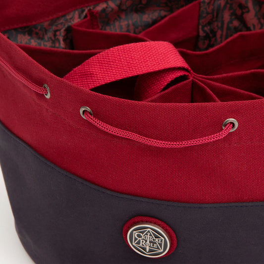 bailey’s dice bag of hoarding, critical role dice bag, oversized dice bag, laura bailey dice bag, crimson dice bag critical role, the dice bag dungeon, custom dice bag with pockets, critical role dice storage, rpg dice bag with compartments, tabletop gaming accessories, padded dice bag, dice bag of holding v4, dice hoarding bag, dice bag with campaign lining, savanna mayer well dipper art