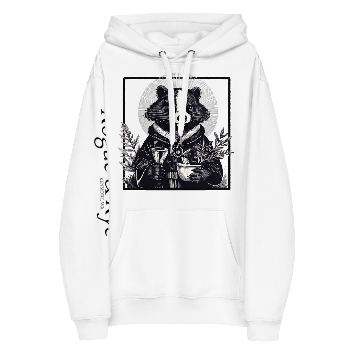 Cleric hoodie, eco-friendly RPG hoodie, organic cotton fantasy hoodie, D&D cleric apparel, unisex gamer hoodie, Rogue & Rye sweatshirt, recycled cotton hoodie, healing magic hoodie, premium RPG streetwear, ethical gamer fashion