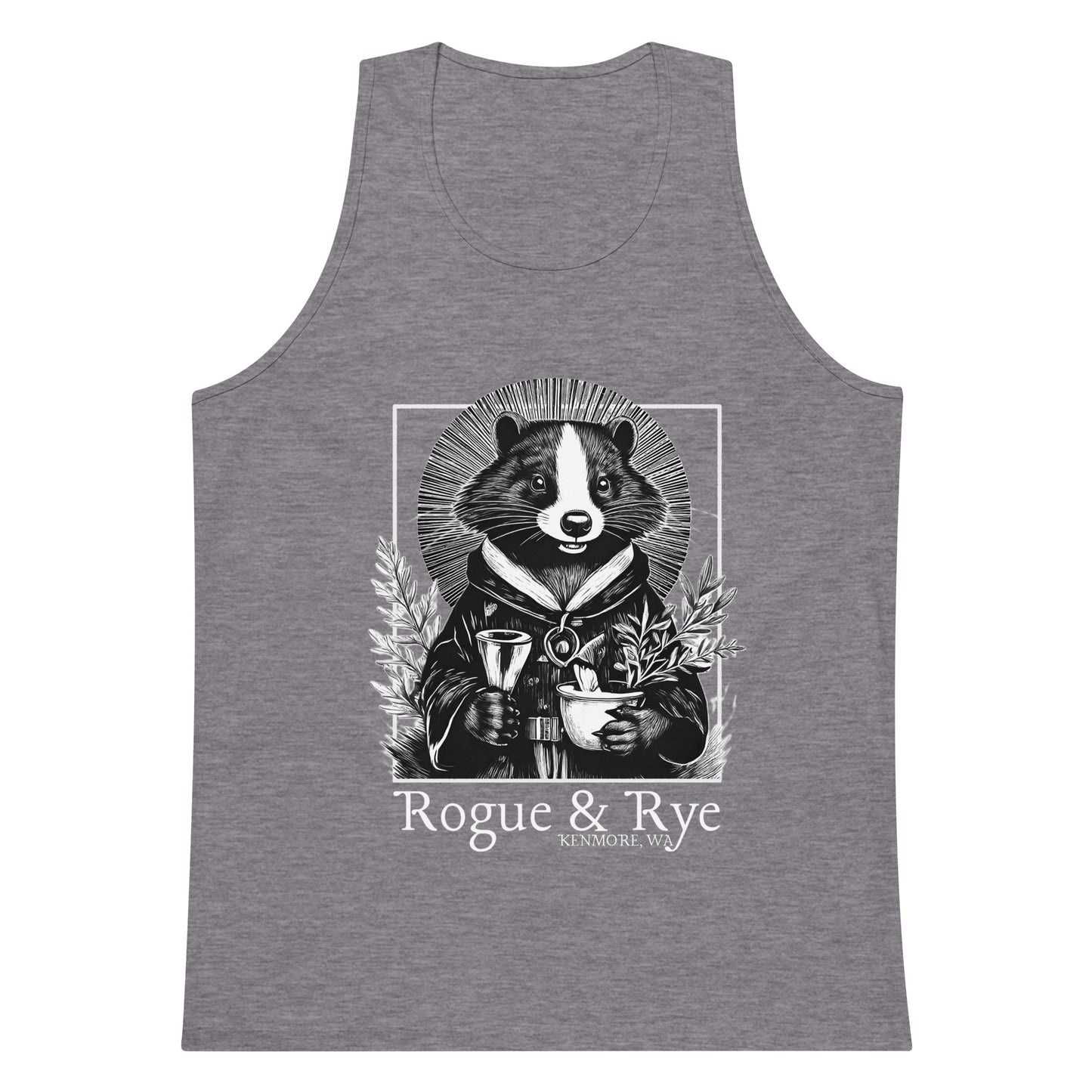 cleric tank top, dark fantasy tank, rogue and rye apparel, rpg character tank, unisex gaming shirt, breathable cotton tank, relaxed fit workout top, medieval inspired tank, soft durable tank for adventurers, premium fantasy tank, everyday wear for gamers