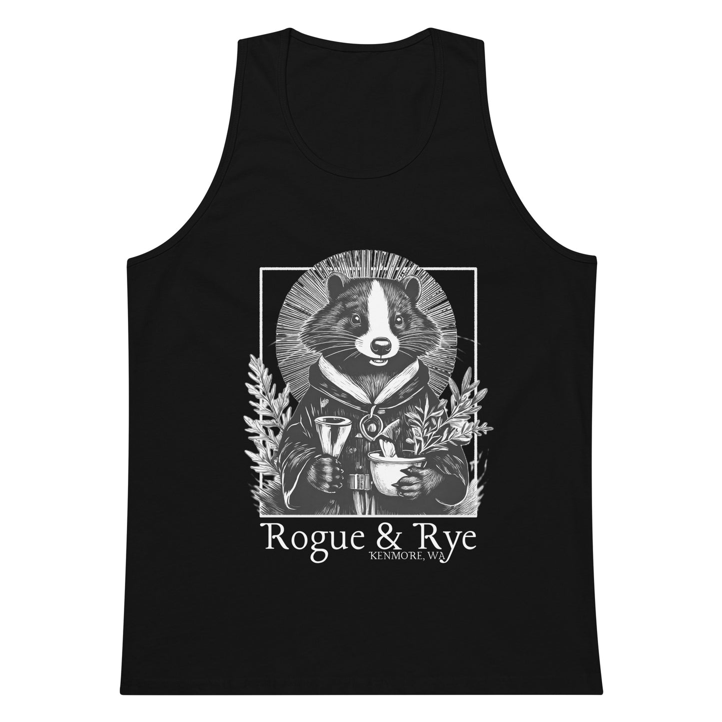 cleric tank top, dark fantasy tank, rogue and rye apparel, rpg character tank, unisex gaming shirt, breathable cotton tank, relaxed fit workout top, medieval inspired tank, soft durable tank for adventurers, premium fantasy tank, everyday wear for gamers