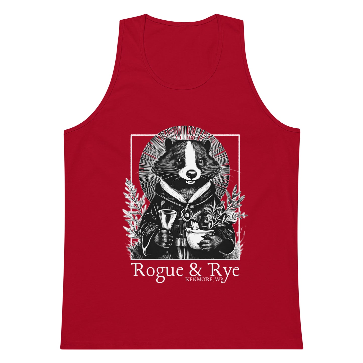 cleric tank top, dark fantasy tank, rogue and rye apparel, rpg character tank, unisex gaming shirt, breathable cotton tank, relaxed fit workout top, medieval inspired tank, soft durable tank for adventurers, premium fantasy tank, everyday wear for gamers