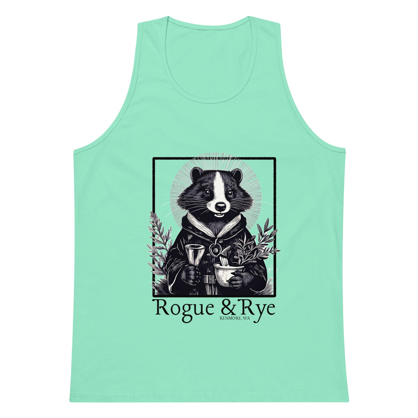 cleric tank top, rpg inspired apparel, rogue and rye clothing, unisex premium tank, fantasy character shirt, soft cotton workout tank, breathable summer tank, lightweight rpg tank top, gamer fitness apparel, relaxed fit tank, everyday wear for adventurers, fantasy inspired tank top