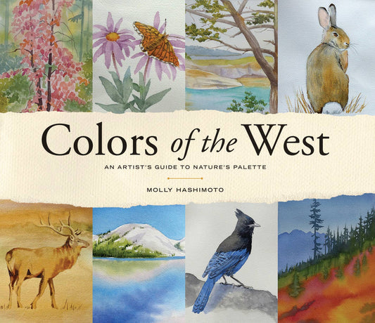 colors of the west book, plein air watercolor guide, nature painting for beginners, molly hashimoto art book, watercolor national parks, outdoor sketching guide, painting nature outdoors, en plein air painting tutorial, watercolor color theory, landscape painting book, nature artist reference, sketching wild places, watercolor techniques for nature, national park painting guide, artist’s field guide to the west