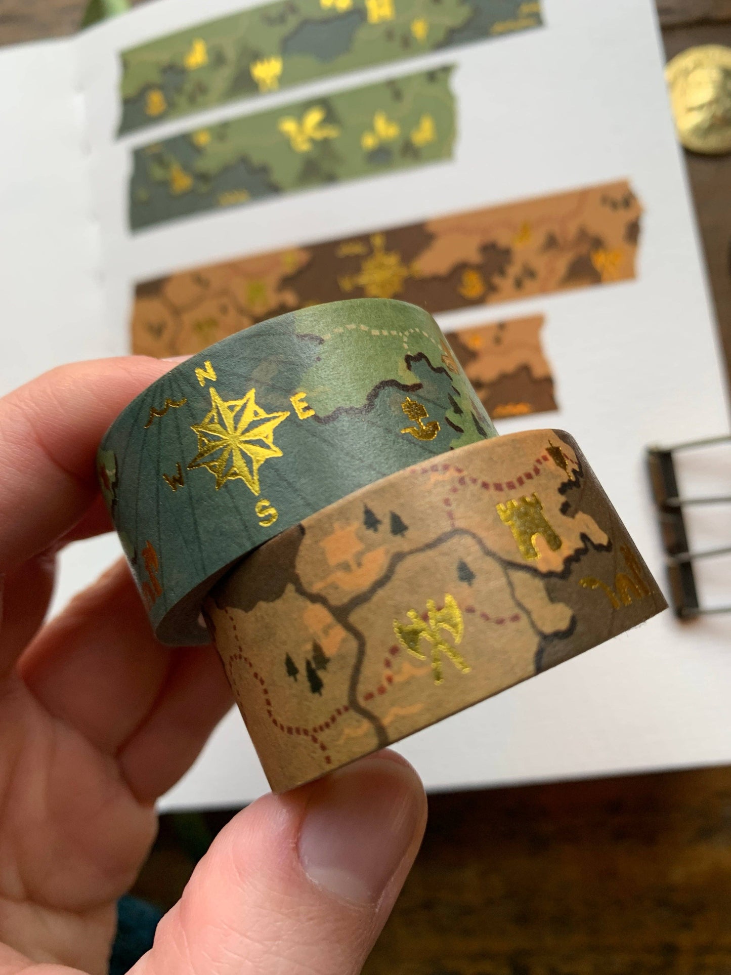 Fantasy Map Washi Tape – 20mm x 10m