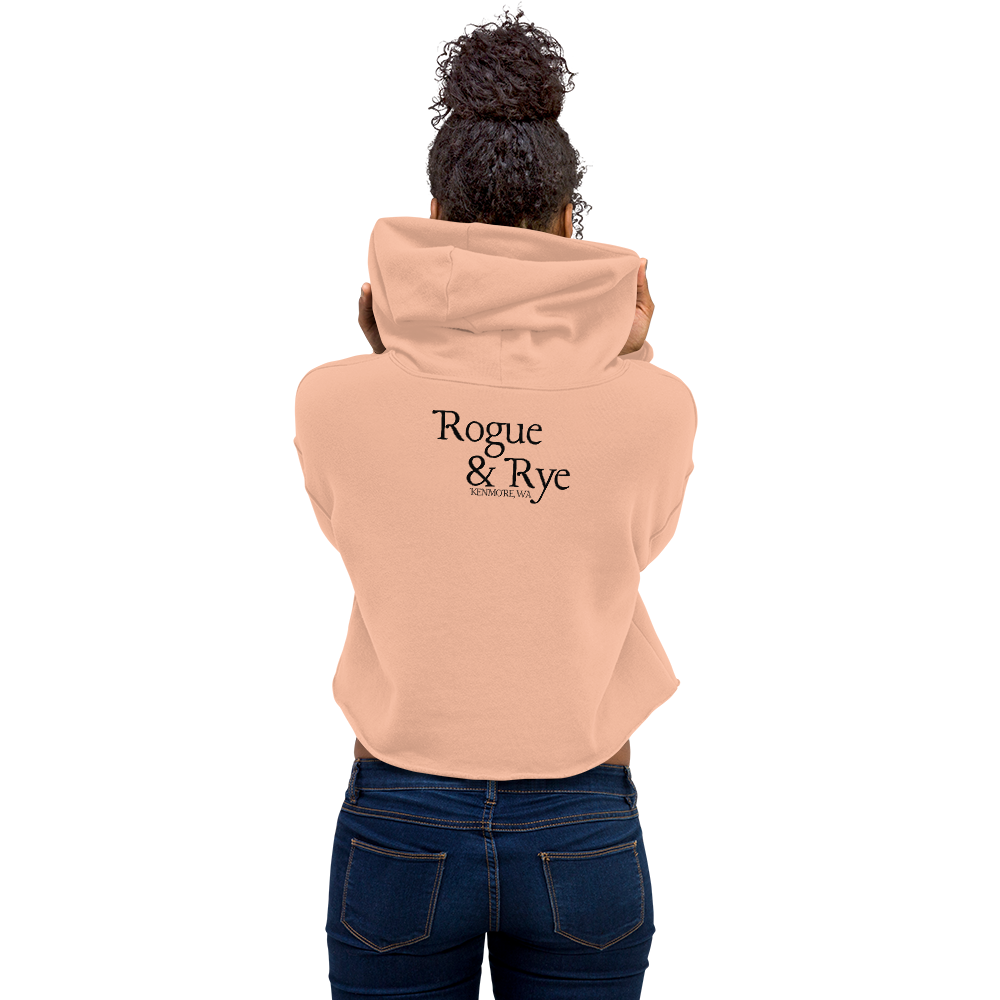druid crop hoodie, cropped fantasy hoodie, RPG inspired hoodie, D&D druid fashion, women’s cropped hoodie, Rogue & Rye apparel, cozy nerdy hoodie, tabletop RPG hoodie, fantasy adventure clothing, druid character hoodie