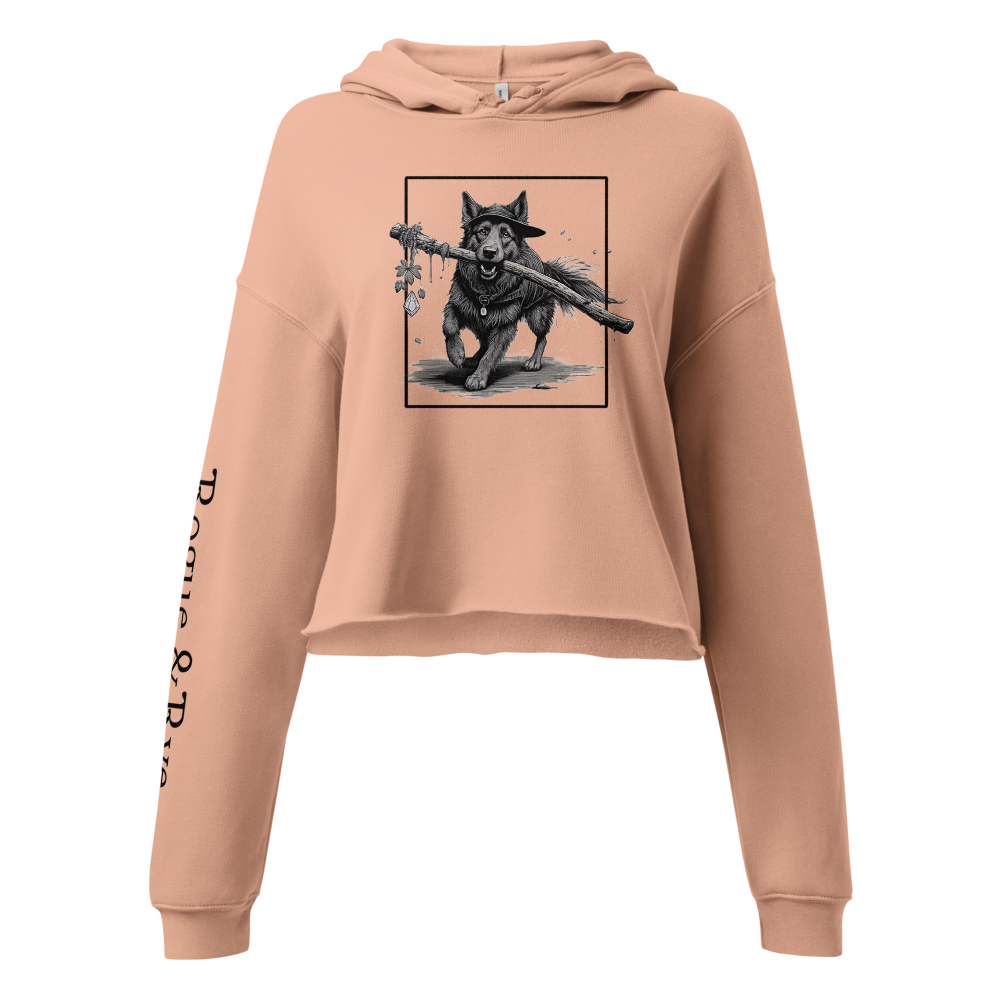 druid crop hoodie, cropped fantasy hoodie, RPG inspired hoodie, D&D druid fashion, women’s cropped hoodie, Rogue & Rye apparel, cozy nerdy hoodie, tabletop RPG hoodie, fantasy adventure clothing, druid character hoodie