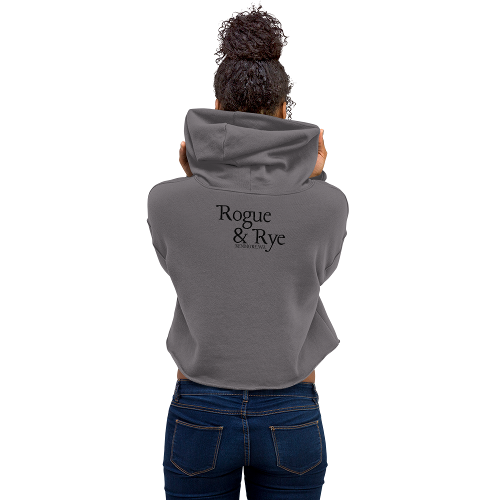 druid crop hoodie, cropped fantasy hoodie, RPG inspired hoodie, D&D druid fashion, women’s cropped hoodie, Rogue & Rye apparel, cozy nerdy hoodie, tabletop RPG hoodie, fantasy adventure clothing, druid character hoodie