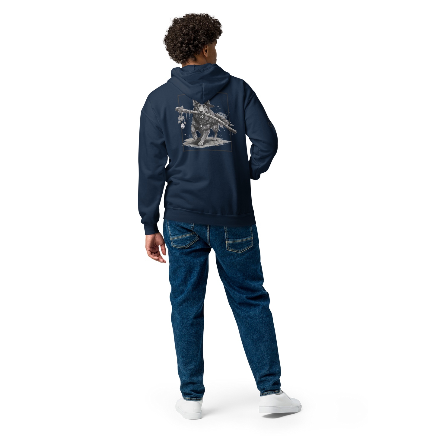 druid zip hoodie, fantasy zip-up sweatshirt, D&D druid hoodie, RPG inspired clothing, unisex zip hoodie, fleece gamer hoodie, Rogue & Rye apparel, nature-themed hoodie, comfy nerdy hoodie, zip hoodie for tabletop fans
