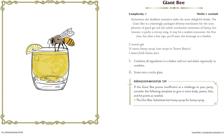 Düngeonmeister cocktail book, D&D themed drinks, RPG cocktail recipes, fantasy game night drinks, Dungeons & Dragons cocktails, potion-themed cocktails, Düngeonmeister by Jef Aldrich, 5e inspired cocktails, nerdy drink recipes, tabletop party ideas