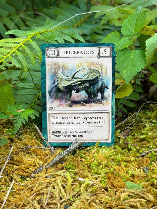 Ecologies Ancient Areas card game, extinct ecosystems game, fossil record educational game, paleoecology board game, ancient food web game, educational science card game, paleo-themed card game, STEM games for kids, biology teacher designed game, prehistoric ecosystems strategy game