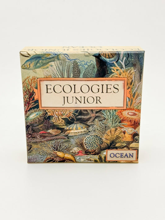 Ecologies Junior Ocean game, ocean ecology game for kids, educational memory game, food web tile game, ocean-themed matching game, homeschool ocean curriculum, preschool science game, cooperative ecology game, ocean biology game for classrooms, learning food chains for children