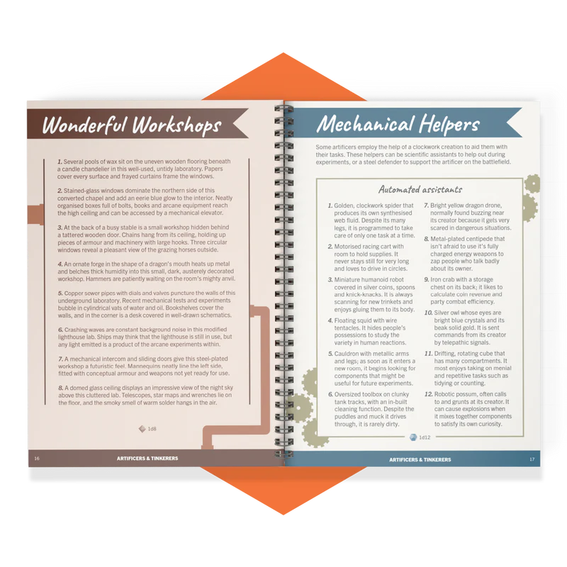 DnD character creation tool, fantasy RPG character kit, 5E character backstory generator, random tables for DnD, NPC generator for game masters, DnD player resource book, fantasy RPG character builder, unique traits for DnD characters, roleplay inspiration toolkit, character development for tabletop RPGs, Dungeons and Dragons class generator