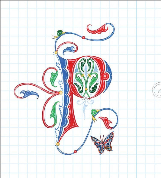 illuminated letters book, medieval art workbook, calligraphy and illumination guide, fantasy art sketchbook, illuminated lettering tutorial, Celtic knotwork drawing, illuminated alphabet practice, Jane Sullivan art book, medieval calligraphy for beginners, illuminated letter journal, how to draw illuminated letters, fantasy calligraphy book