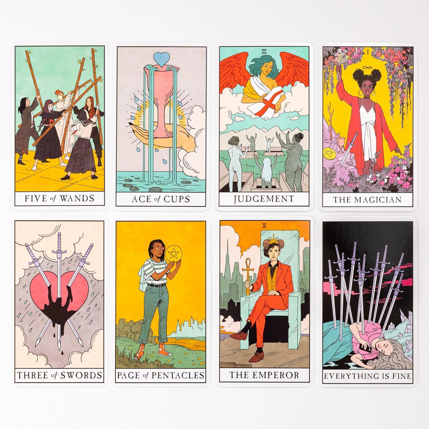 modern witch tarot deck, Lisa Sterle tarot, contemporary tarot cards, feminist tarot deck, inclusive tarot deck, 21st century witchcraft, diverse tarot imagery, modern tarot guidebook, vibrant tarot art, empowering tarot deck, witchy tarot set, tarot for self-discovery, LGBTQ+ inclusive tarot, contemporary archetype tarot, tarot with hardcover guidebook
