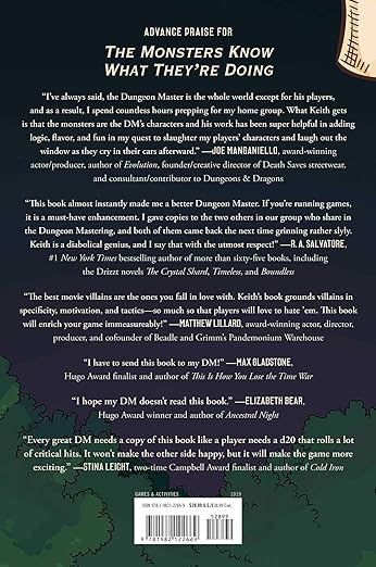 The Monsters Know What They're Doing, Keith Ammann D&D guide, monster tactics Dungeons & Dragons, 5e combat strategies, D&D DM resource, intelligent monster behavior 5e, DnD monster battle plans, Dungeon Master combat tactics, how to run smarter monsters 5e, fifth edition D&D encounter guide
