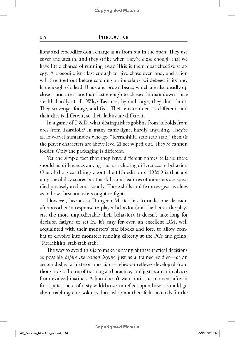The Monsters Know What They're Doing, Keith Ammann D&D guide, monster tactics Dungeons & Dragons, 5e combat strategies, D&D DM resource, intelligent monster behavior 5e, DnD monster battle plans, Dungeon Master combat tactics, how to run smarter monsters 5e, fifth edition D&D encounter guide