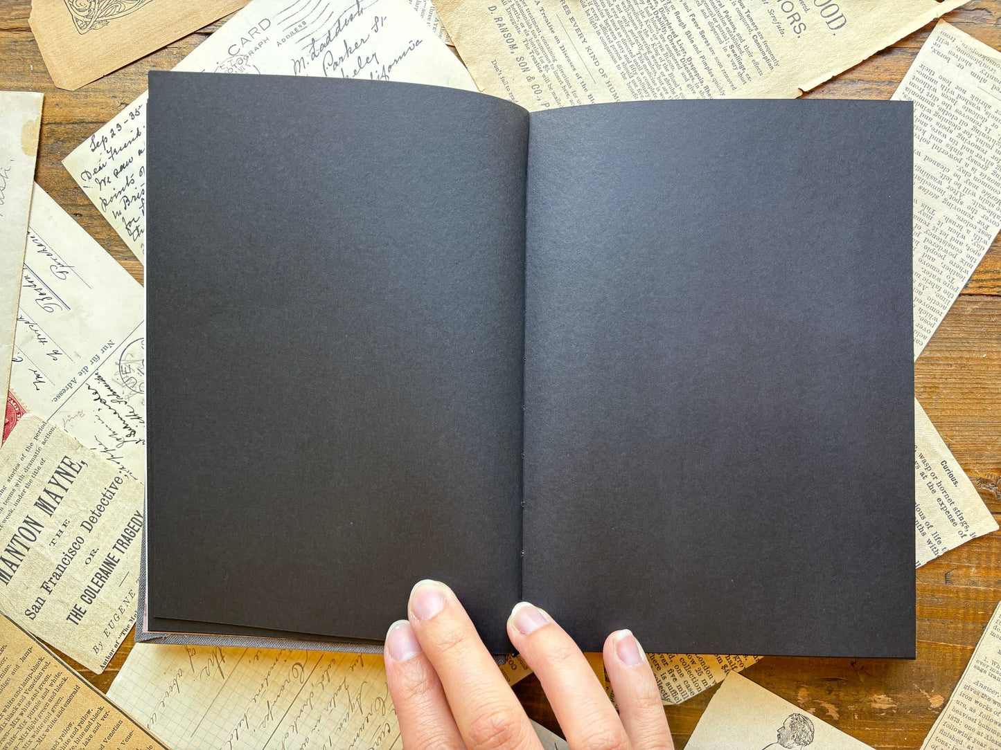 B6 black paper notebook, RPG notebook for gamers, Antiquarian notebook, fantasy journaling notebook, black paper sketchbook, DnD journal, gold foil hardcover notebook, creative writing RPG accessory, high GSM RPG notebook, best notebook for gel pens