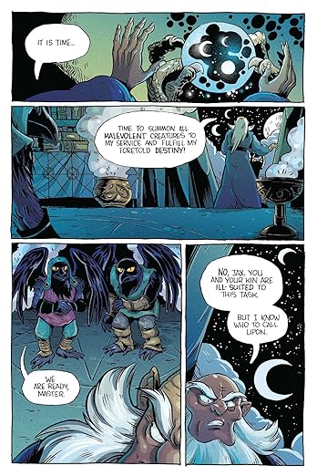 ORCS! The Curse, Christine Larsen graphic novel, fantasy comic series, ORCS comic book, underdog heroes fantasy, Drod One-Eye, necromancer comic villain, Pez and the Elves, fantasy adventure graphic novel, Adventure Time artist comic, ORCS! Volume 2