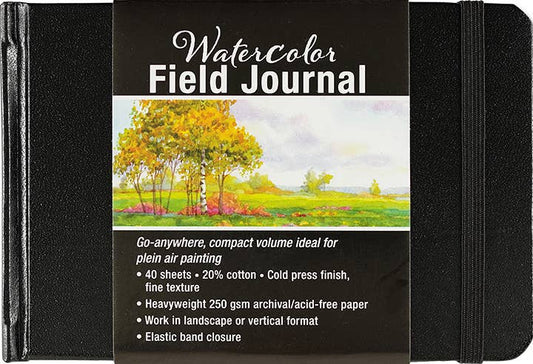 pocket watercolor journal, travel watercolor sketchbook, A6 watercolor notebook, plein air painting journal, portable watercolor pad, field sketchbook for artists, watercolor travel supplies, cold press watercolor paper, 250gsm watercolor journal, mixed media field journal, pocket art journal, landscape sketchbook for painting