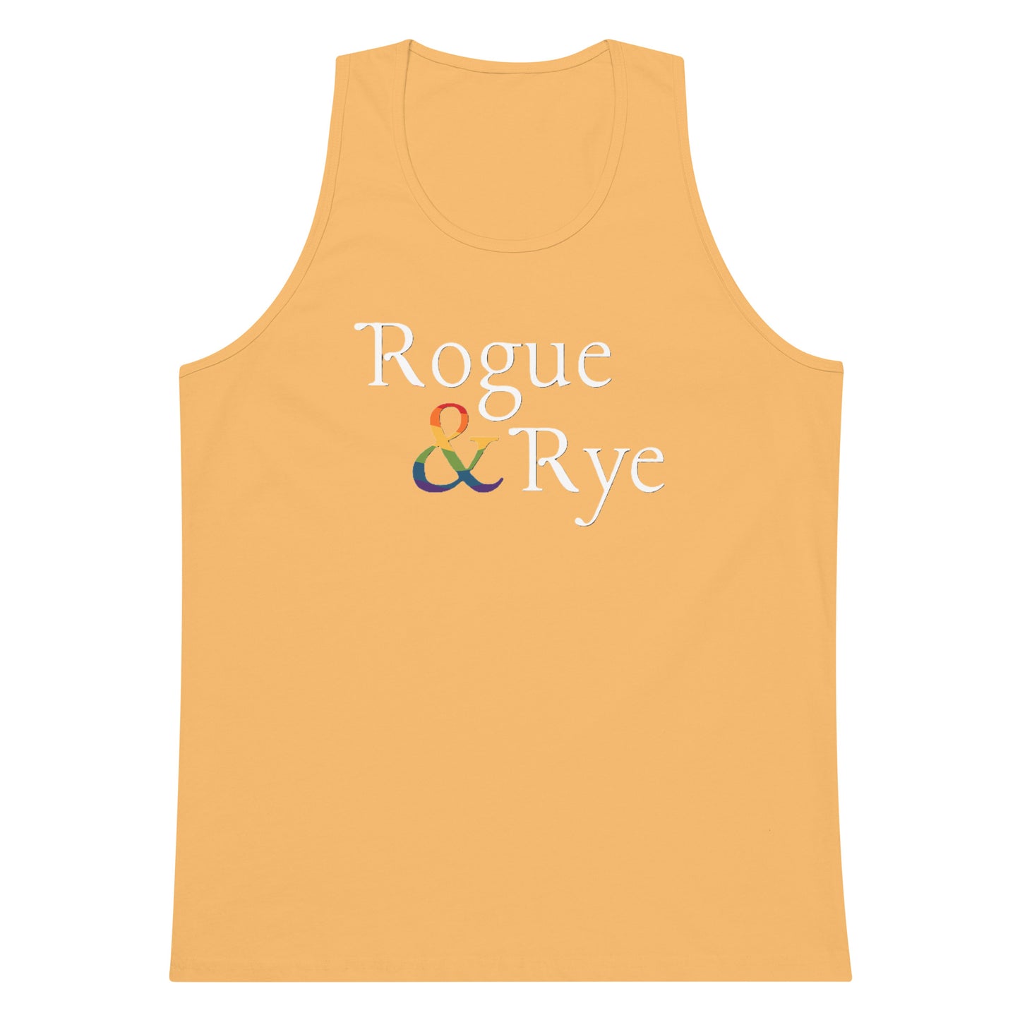 and pride tank top, premium lgbtq tank, inclusive pride apparel, rogue and rye pride collection, queer and strong tank, soft cotton pride tank, sleeveless inclusive shirt, lgbtq movement wear, outright international donation, love without limits tank, roomy fit pride tank, gender inclusive pride gear, drop armhole tank, midweight cotton tank, pride activewear, complex identity pride shirt, rogue and rye tank top