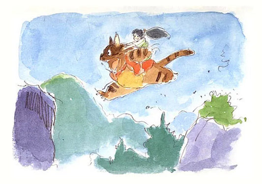 princess mononoke book, hayao miyazaki storybook, princess mononoke first story, miyazaki watercolor book, studio ghibli collector book, original princess mononoke story, miyazaki early works, ghibli art book, mononoke illustrated book, oversized miyazaki book, princess mononoke concept art, princess mononoke illustrated edition, ghibli gift book, watercolor anime book, viz studio ghibli books