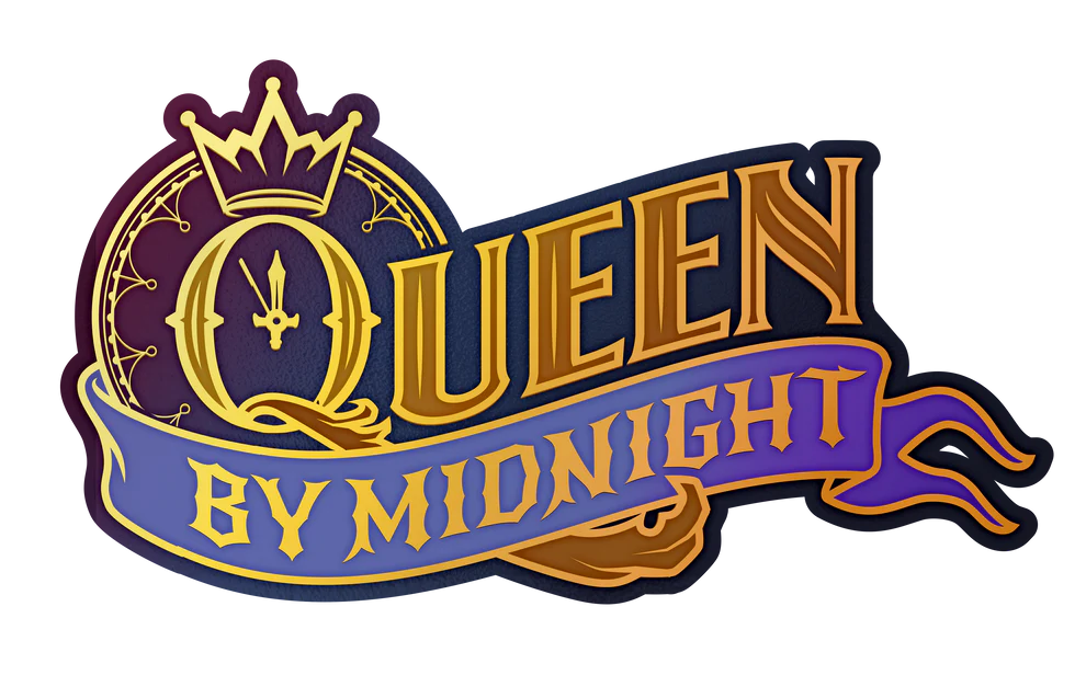 Queen by Midnight game, Critical Role card game, Darrington Press deck builder, battle royale board game, princess battle game, fantasy strategy card game, unique deck-building board game, rotating dice tower game, 3–6 player battle game, midnight court card game, guile and deception board game, tactical fantasy card game, rule by midnight gameplay