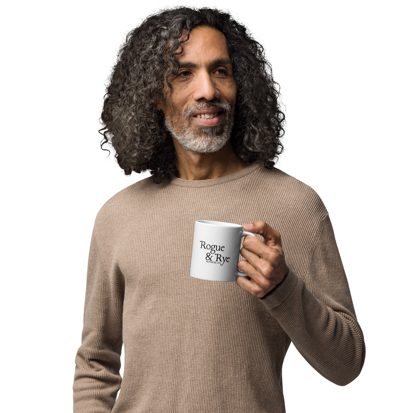 druid dog mug, Rogue & Rye druid coffee mug, nature magic mug, fantasy ceramic mug, dnd druid merchandise, tabletop gamer mug, druid dog gift, microwave safe mug, dishwasher safe mug, rpg dog druid drinkware