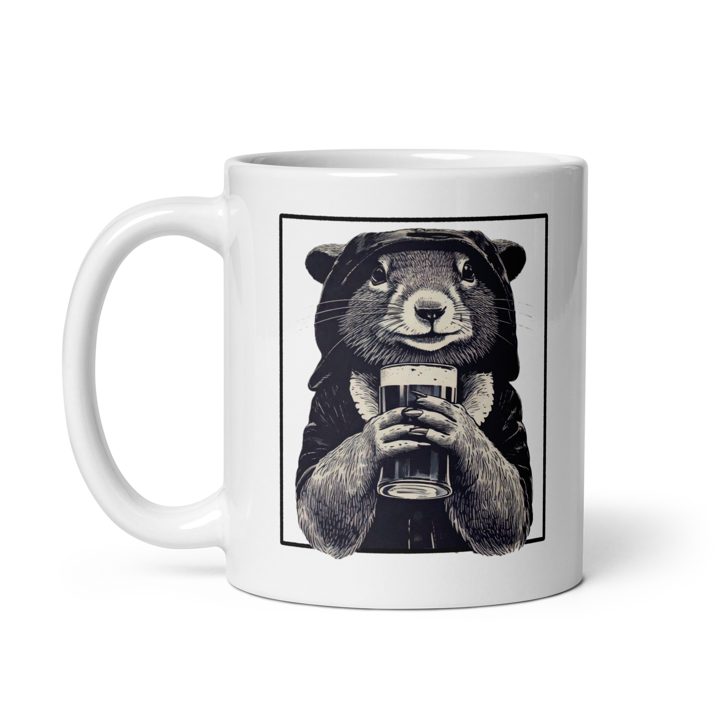 rogue squirrel mug, Rogue & Rye coffee mug, mischievous dnd mug, fantasy squirrel drinkware, tabletop rpg coffee cup, dishwasher safe dnd mug, microwave safe rogue mug, dnd character mug, adventure-themed ceramic mug