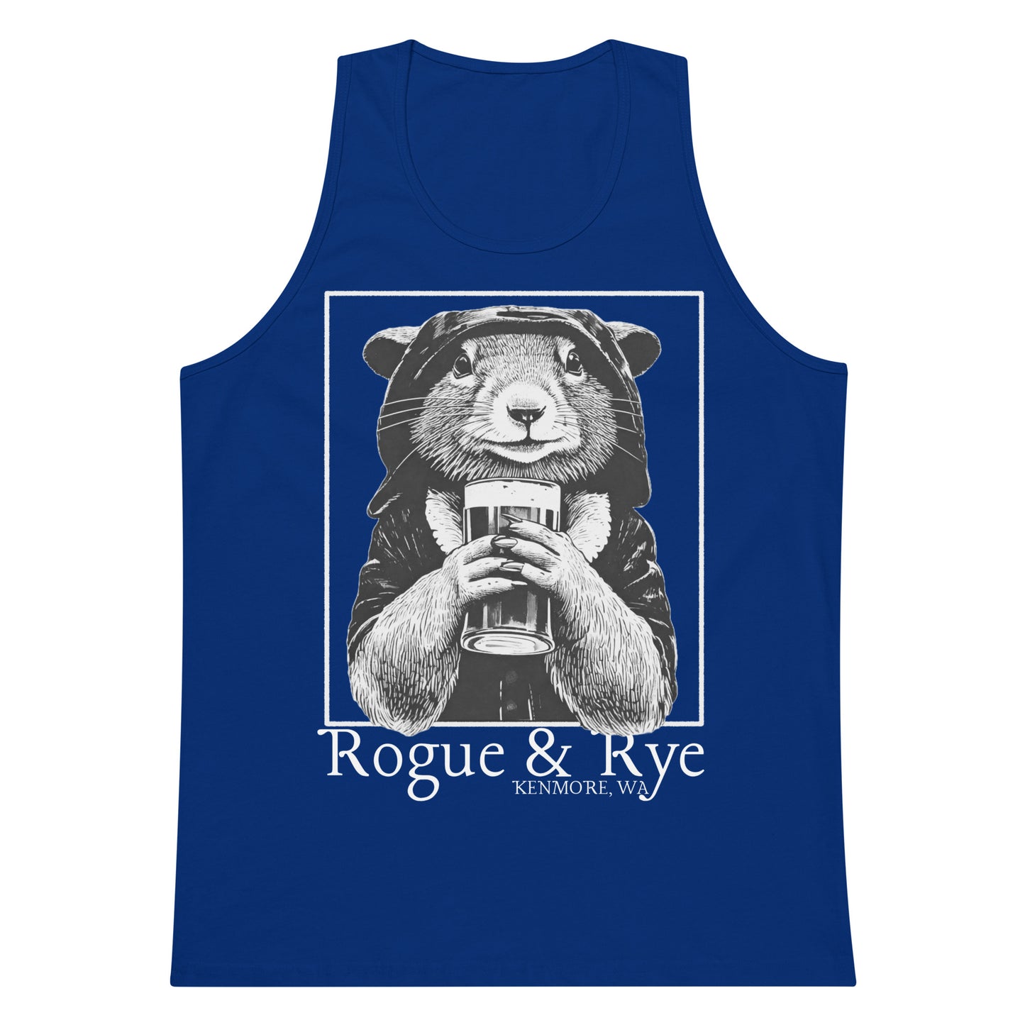 rogue tank top, dark fantasy tank, rpg unisex apparel, rogue and rye clothing, sleeveless gaming shirt, premium cotton tank, relaxed fit workout top, fantasy character tank, soft durable tank for adventurers, gamer fashion, medieval inspired tank