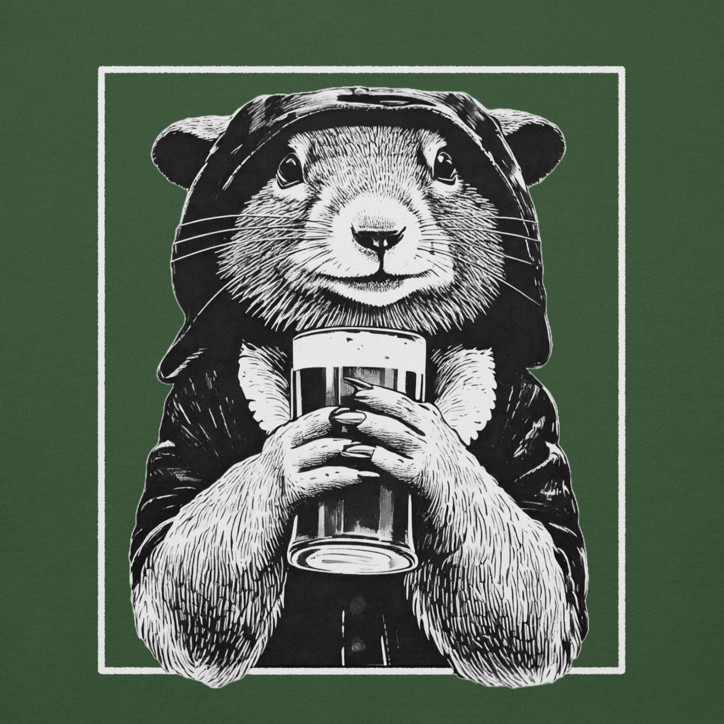 rogue and rye hoodie, squirrel rogue hoodie, unisex fantasy hoodie, rpg gamer hoodie, cozy dnd hoodie, rogue character sweatshirt, dark cotton hoodie for gamers, adventure themed apparel, nerdy streetwear hoodie, rogue and rye merch