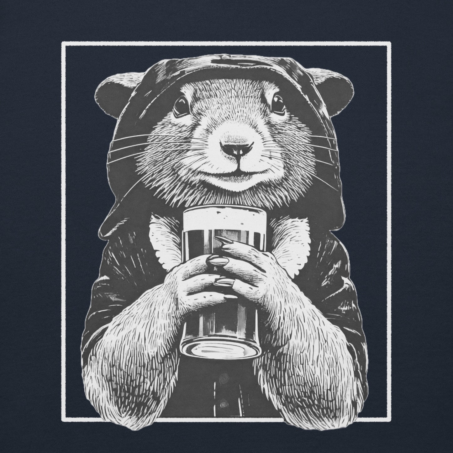 rogue and rye hoodie, squirrel rogue hoodie, unisex fantasy hoodie, rpg gamer hoodie, cozy dnd hoodie, rogue character sweatshirt, dark cotton hoodie for gamers, adventure themed apparel, nerdy streetwear hoodie, rogue and rye merch