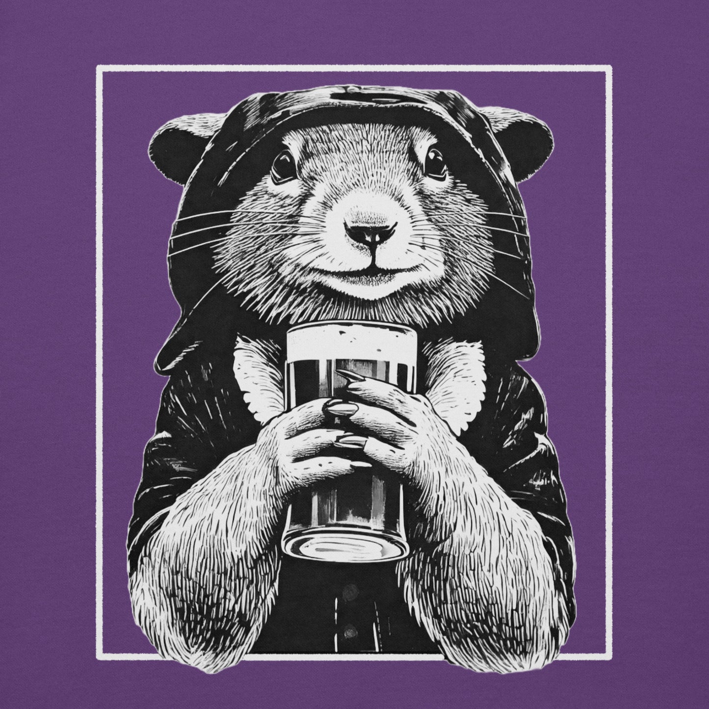 rogue and rye hoodie, squirrel rogue hoodie, unisex fantasy hoodie, rpg gamer hoodie, cozy dnd hoodie, rogue character sweatshirt, dark cotton hoodie for gamers, adventure themed apparel, nerdy streetwear hoodie, rogue and rye merch