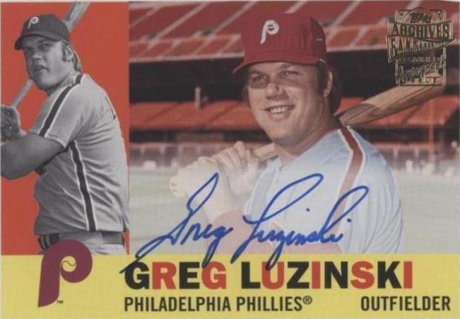Topps 2021 Archives Fan Favorite Autographs 1960 Greg Luzinski FFA-GL Auto