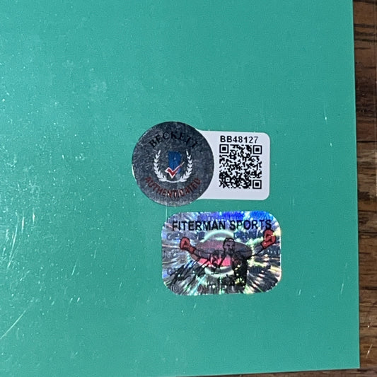 Mike Tyson Autographed 16x20 Mike Tyson’s Punch Out Beckett Authentication