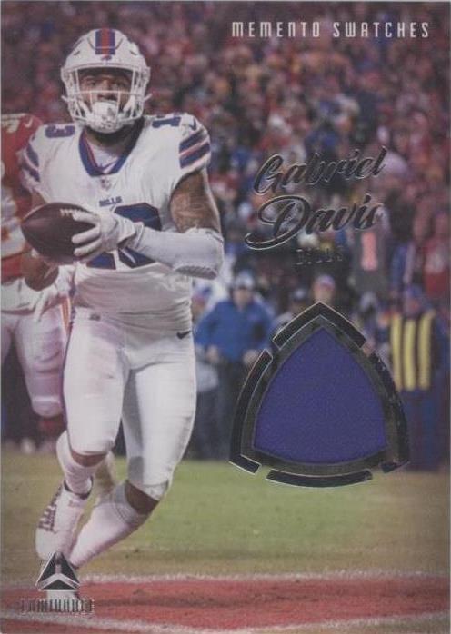 Panini 2022 Luminance Memento Swatches Gabriel Davis Buffalo Bills MSW-GDA
