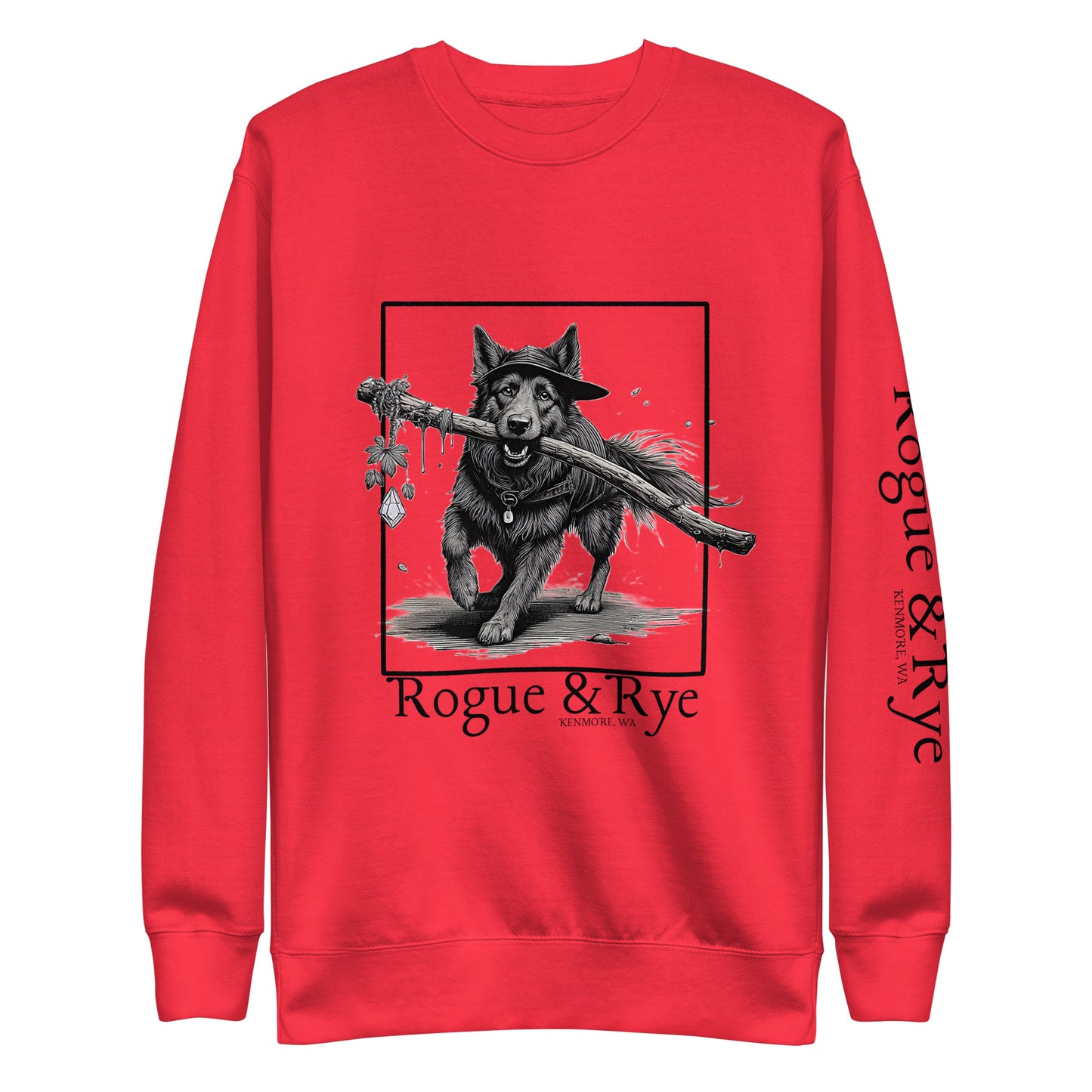 druid dog sweatshirt, forest druid sweatshirt, unisex premium fleece, fantasy dog lover gift, cozy trail-ready sweatshirt, rogue and rye apparel, dog inspired nature sweatshirt, RPG druid clothing, rustic outdoor sweatshirt, soft cotton fleece pullover, gamer gift clothing, woodland dog sweatshirt, hiking dog gear, fantasy dog themed sweatshirt, cottagecore adventure sweatshirt
