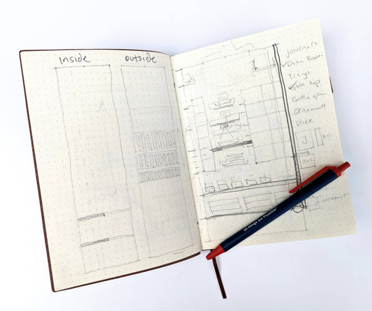 vegan leather dot journal, fantasy mini journal, wyrmling dragon notebook, RPG gaming notebook, pocket DnD journal, 5x7 dot grid sketchbook, faux leather fantasy journal, map sketching journal, vegan RPG stationery, dragon-themed writing journal