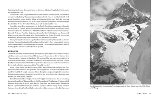written in the snows lowell skoog, northwest ski history book, washington skiing culture, backcountry skiing northwest, pacific northwest ski book, ski mountaineering history, friluftsliv ski lifestyle, skiing in olympic cascades, mount hood ski history, pacific northwest outdoor history, ski legends northwest, ski gear evolution book, ski culture paperback, historical skiing in washington, regional ski memoir