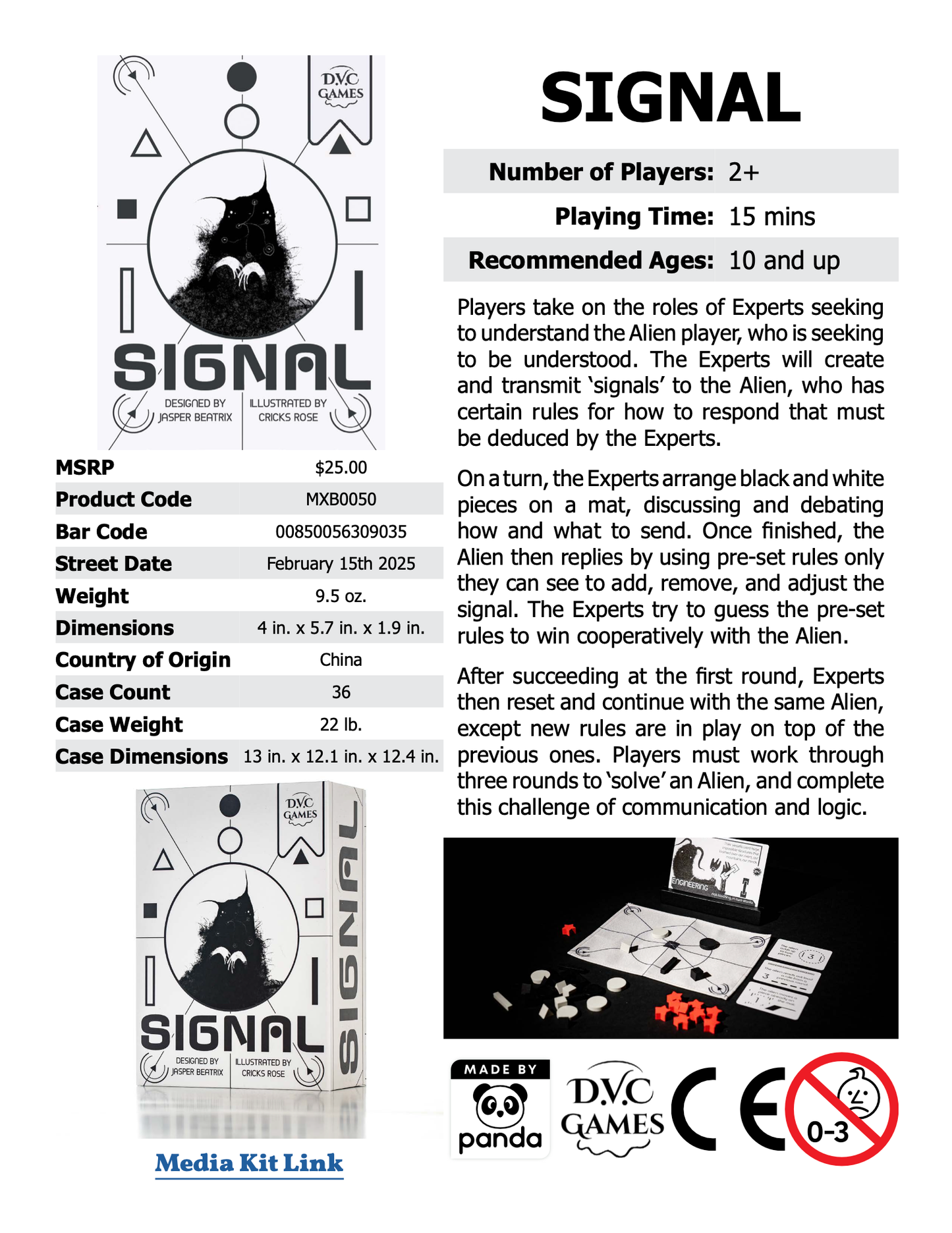 Signal – Cooperative Communication & Logic Game (2+ Players)