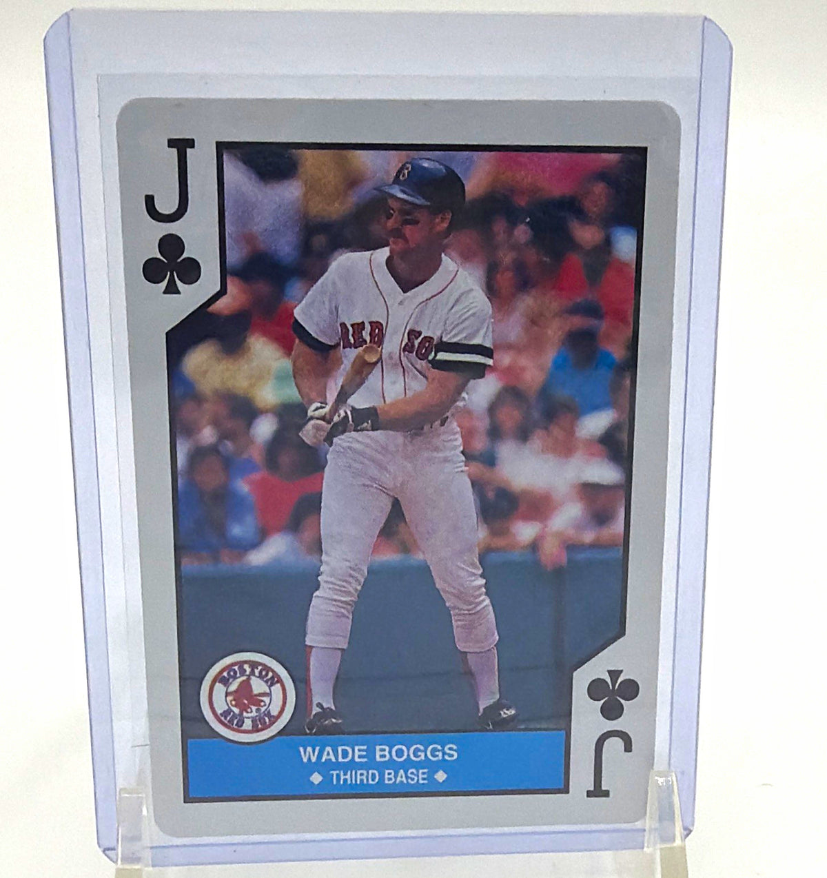 1990 U.S. Playing Card Co. MLB All-Stars Wade Boggs #JC card front
