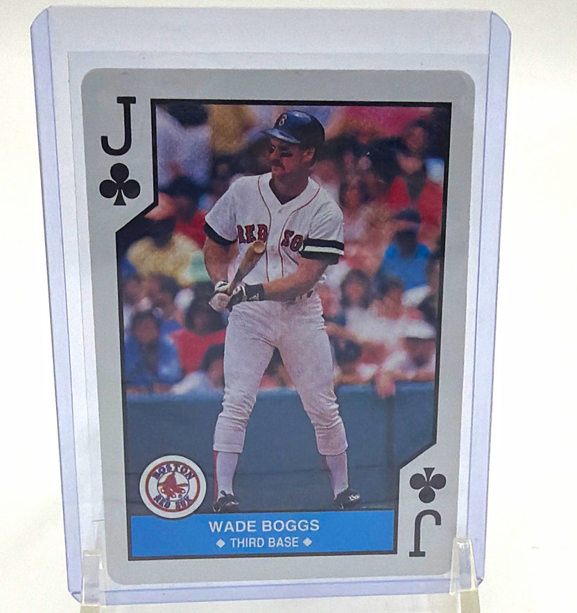 1990 U.S. Playing Card Co. MLB All-Stars Wade Boggs #JC card front