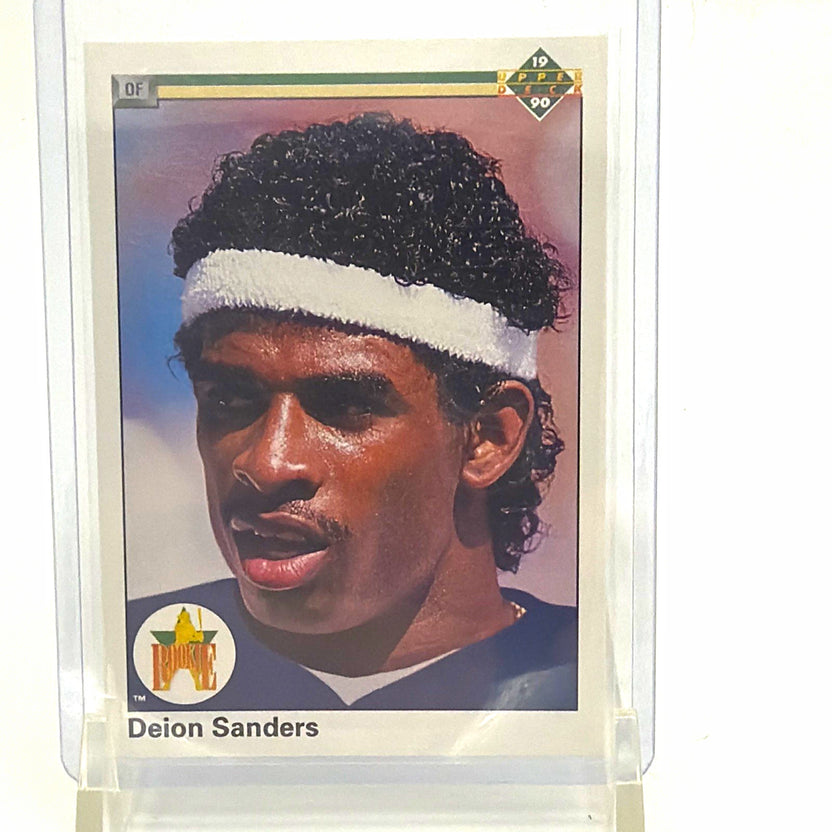 1990 Upper Deck Deion Sanders #13 Star Rookie baseball card