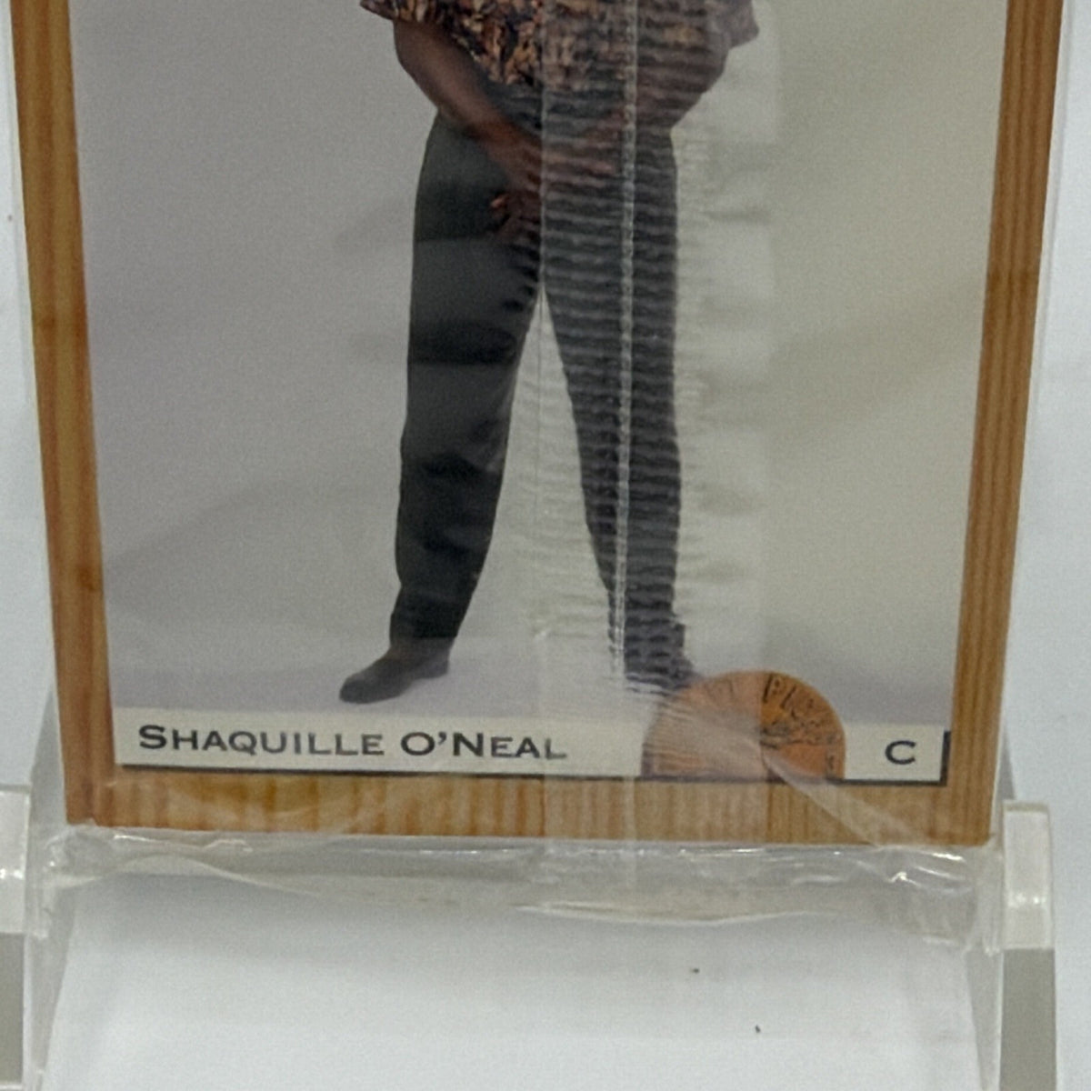 Additional view of basketball cards inside their protective packaging